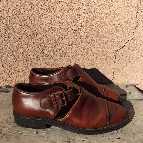 Bass Shoes - T-Strap Leather Booties by G.H. Bass & Co